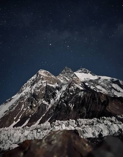 Night sky stargazing at Machulu near Khaplu, Gilgit-Baltistan