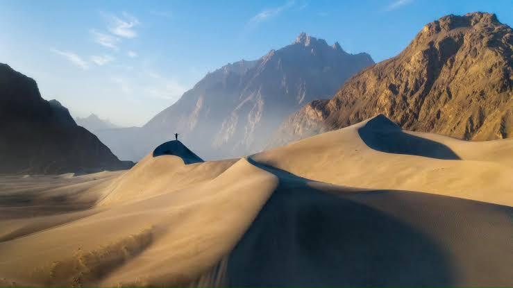 Jeep safari across Sarfaranga dunes, Skardu Gilgit-Baltistan