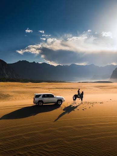 Paragliding above Sarfaranga Cold Desert, Skardu Gilgit-Baltistan