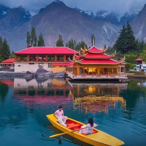 Aircraft restaurant beside Shangrila Lake, Skardu Gilgit-Baltistan